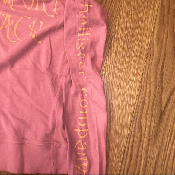 Hollister Newport Beach Long Sleeve Cotton Hooded Top XS - Picture 2 of 3